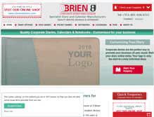 Tablet Screenshot of obrienprinting.com